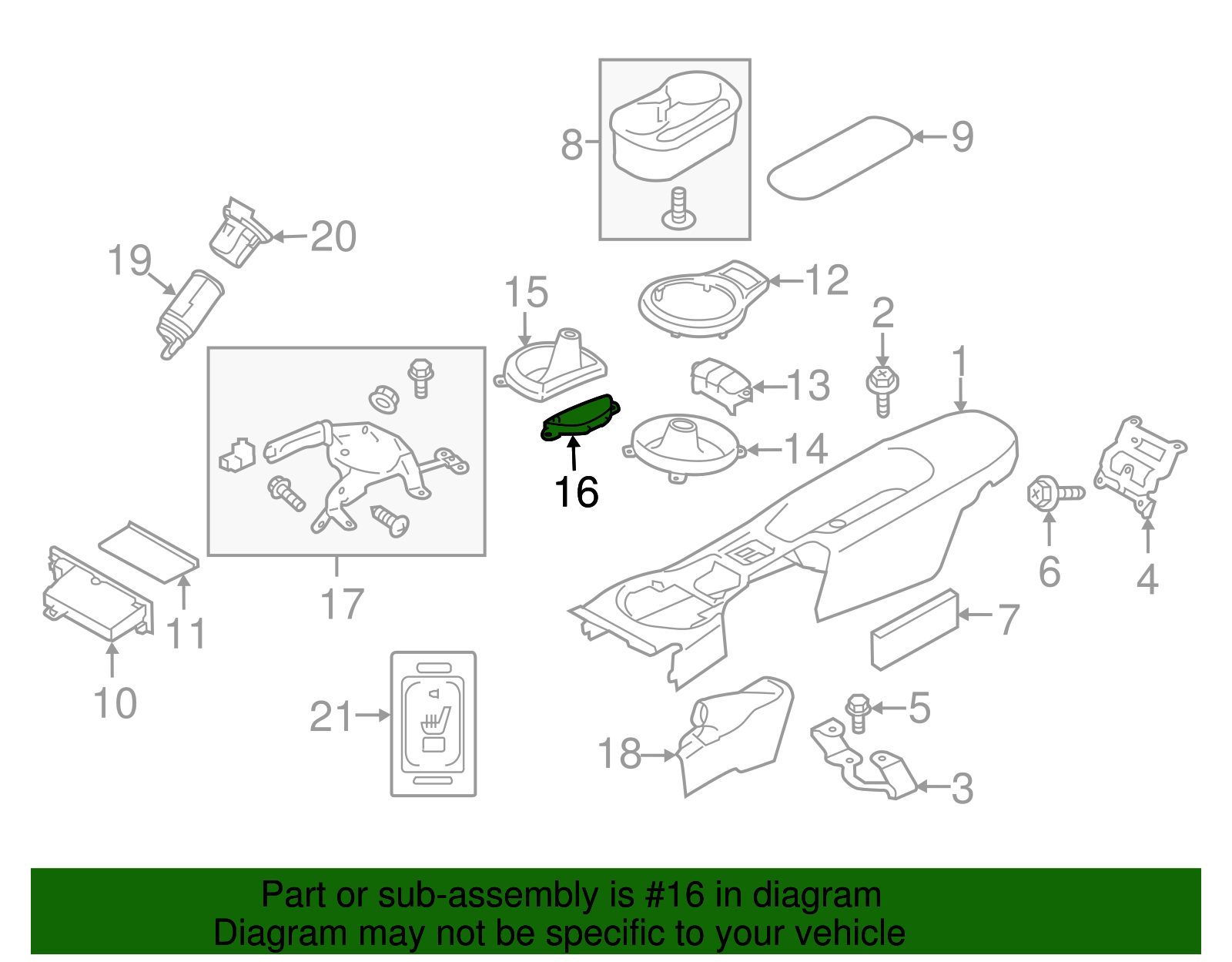 Shift Indicator - Scion (SU003-00940)