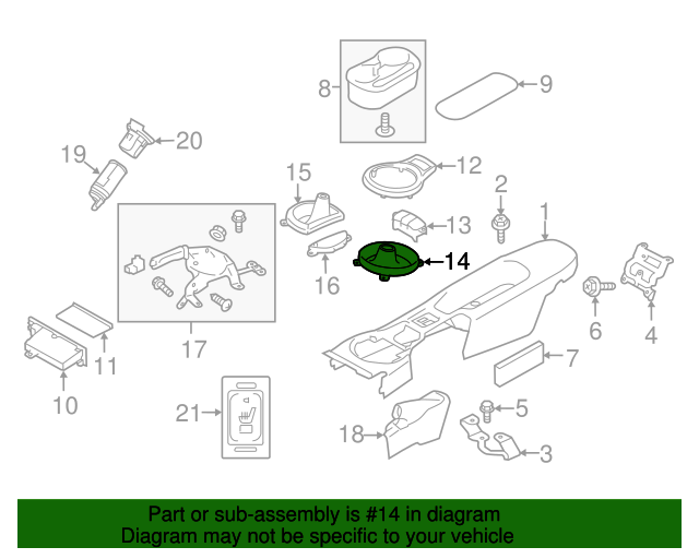20132020 Toyota Shift Boot SU00303197 OEM Parts Online