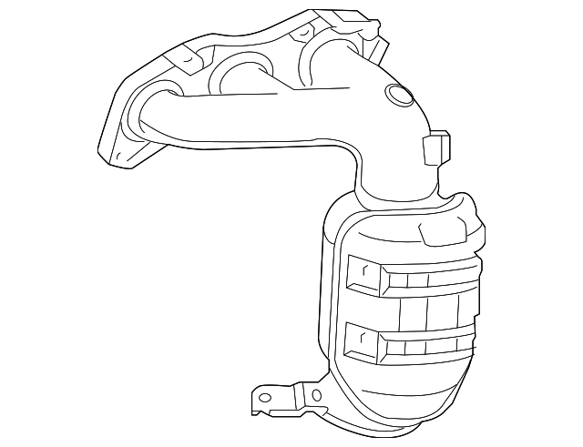 Exhaust Manifold Toyota 17150 0p250 Toyota Parts