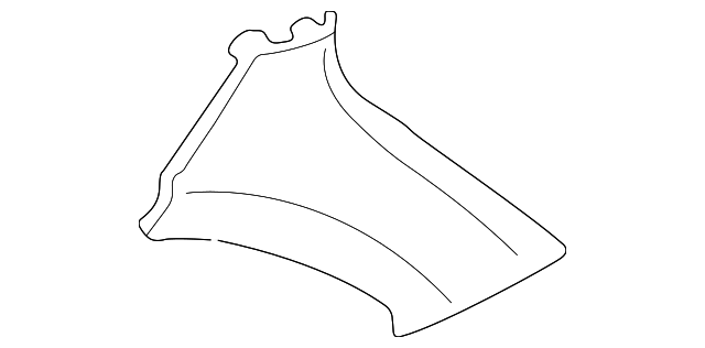 Upper Quarter Trim - Ford (YF1Z-7440455-BAB)