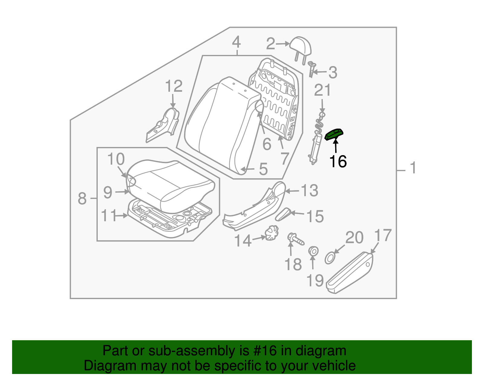 Knob - GM (96960120)