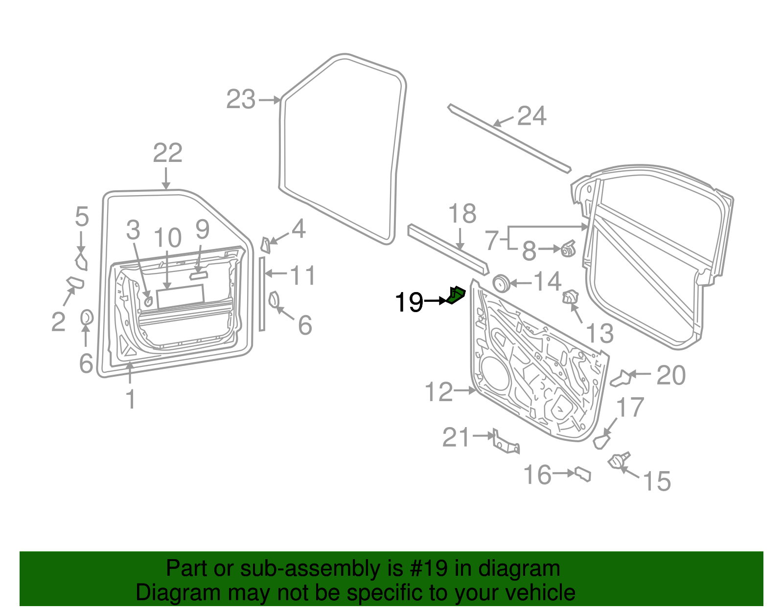 Front Bracket - Volkswagen (7L0-837-902-B)