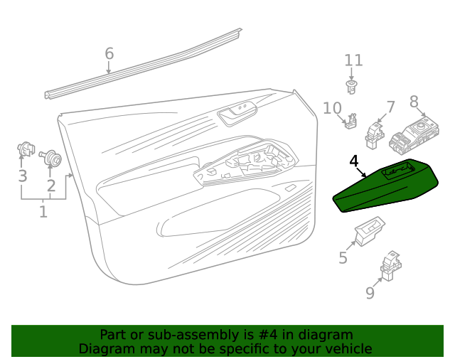 Armrest 11B-867-198-A-041