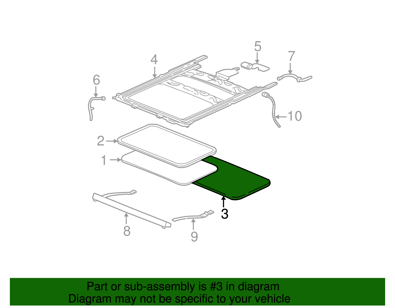 Sunshade - GM (88980358)