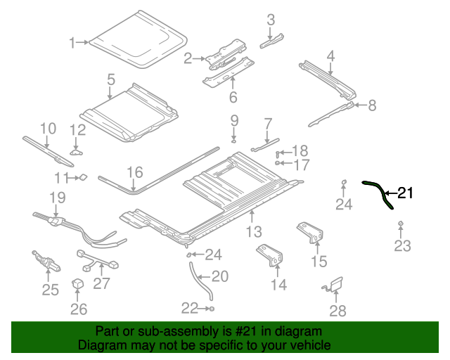 816842D000 Drain Hose 20012006 Hyundai Elantra World OEM Parts