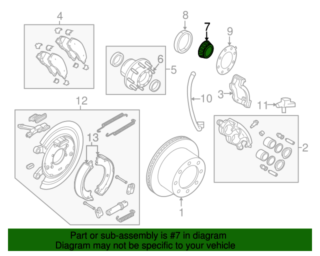 20032019 Mopar Wheel Bearing 5086772AA