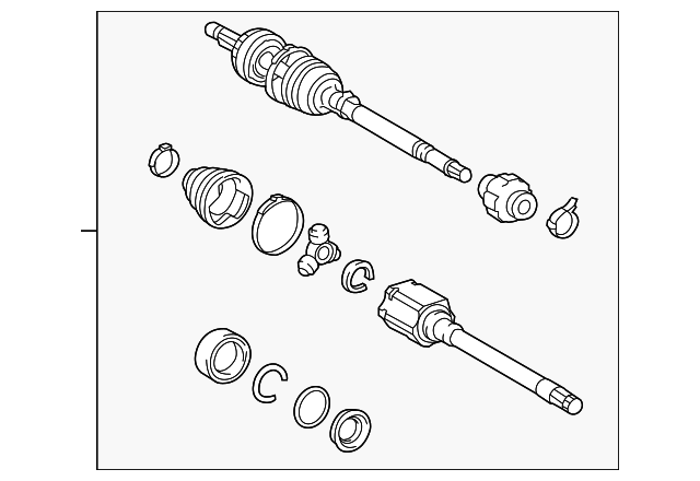 Axle Assembly - Toyota (43420-0T032)