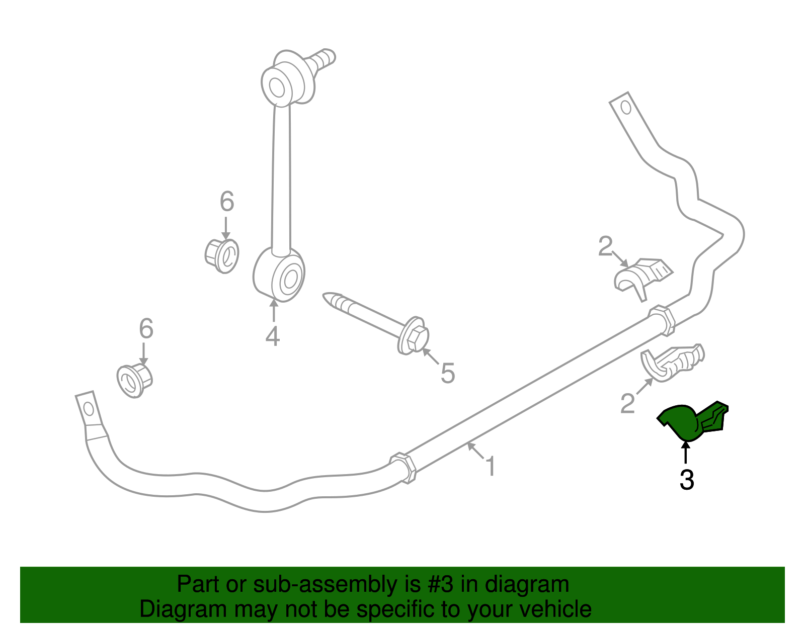 Stabilizer Bar Clamp - Volkswagen (7L0-511-418)