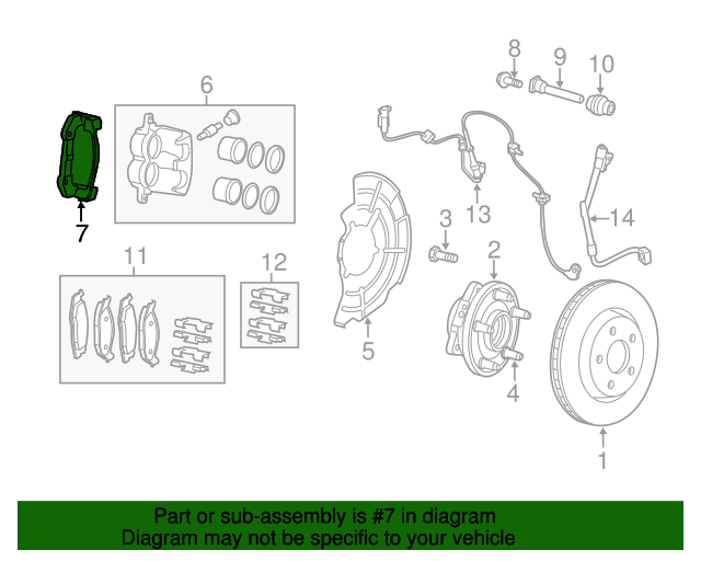 20052010 Jeep Caliper Bracket 5143699AB