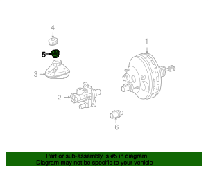 000-431-43-34-64 - Brake Master Cylinder Reservoir Strainer 1990-2023 ...