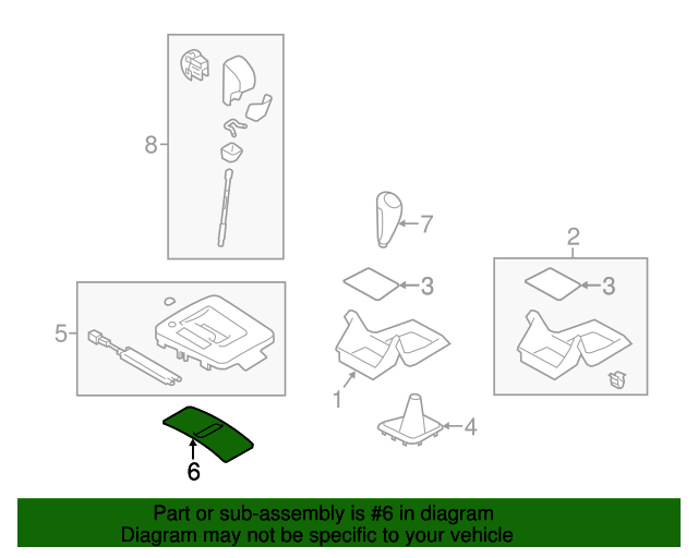20122017 Subaru Shift Indicator Cover 35184FJ000 Subaru Parts Store