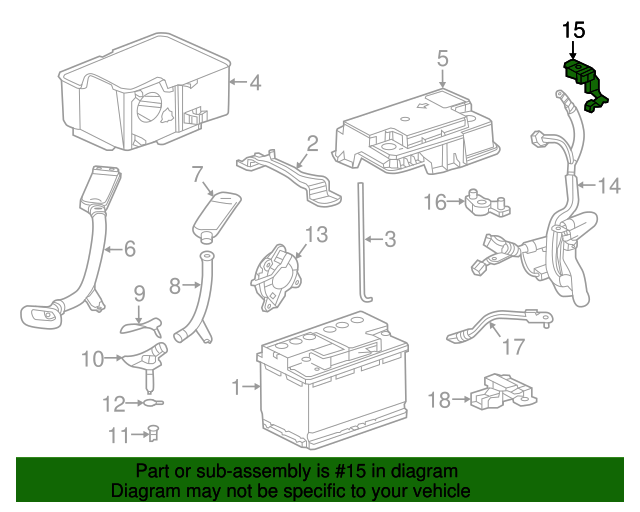 20162020 Acura MDX Cover, Battery Fuse Terminal 32418TZ5A11 OEM