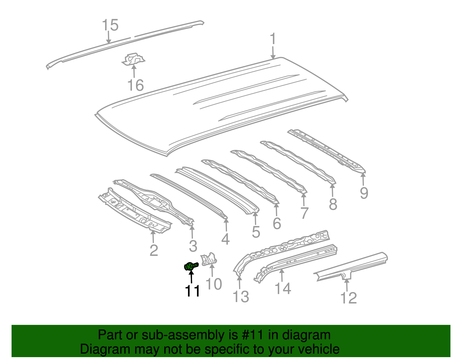 Rear Body Panel Bolt - Scion (90119-06802)