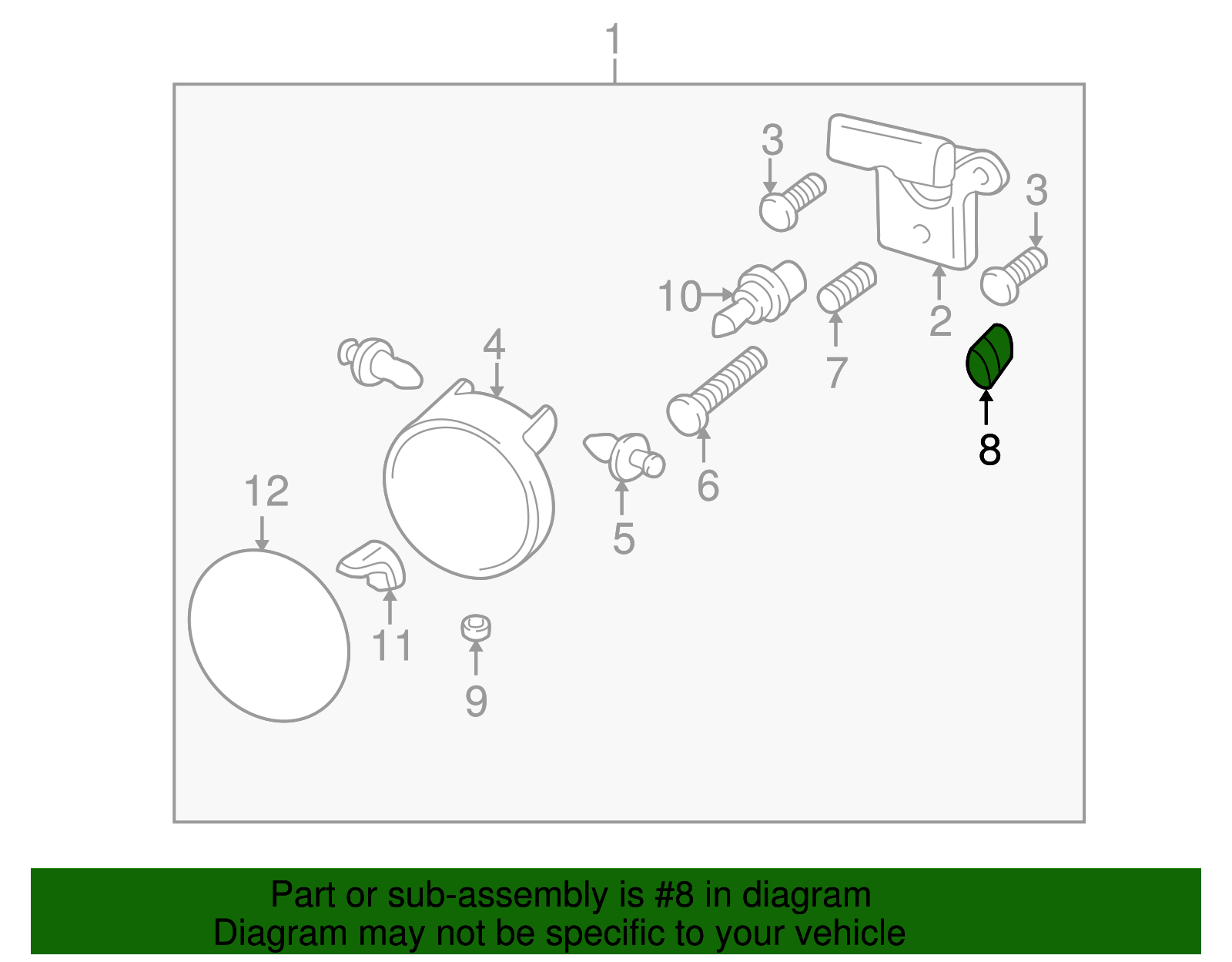 Multi-Purpose Nut - GM (11609872)