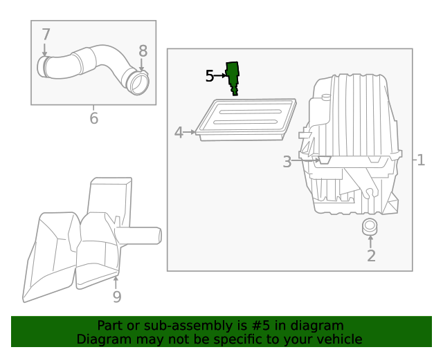 20002020 Mopar Air Intake Temp Sensor 56028364AA Mopar Parts Canada