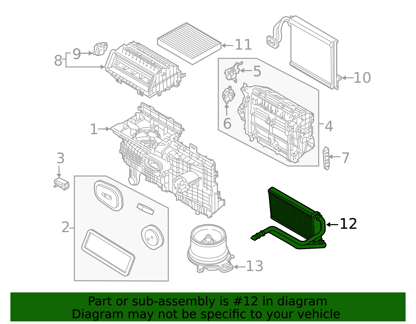 Motorcraft™ Heater Core - Ford (HC-86)
