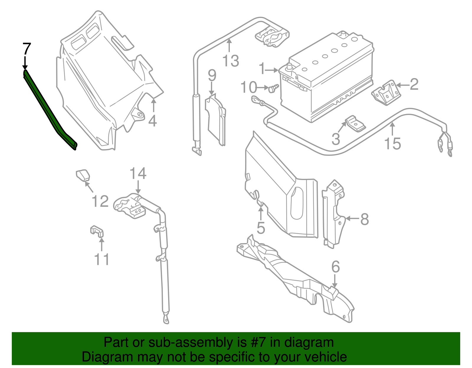 Cover Seal - Volkswagen (7M0-915-433-B)
