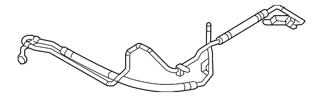 Pressure Hose - Ford (XW4Z-3A719-BA)