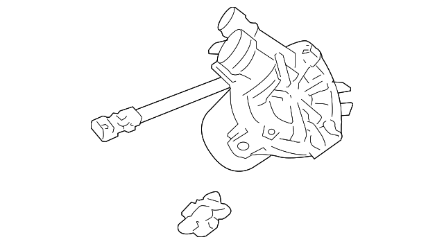 Secondary Air Injection Pump with Bracket - GM (12600828)