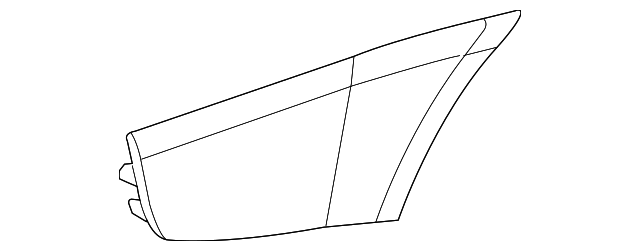 Molding, Rear Bpr Fascia Otr Upper R.H (Saturn) - GM (12336014)