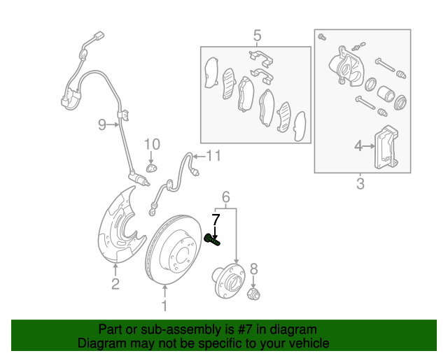 19902009 Subaru Wheel Stud 28055AA003 Subaru Parts Store