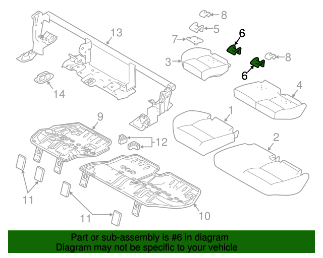 Genuine OEM Child Seat Bracket Part LR071837 Fits 20152019 Land Rover