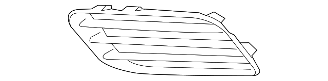 Passenger Side Front Fog Lamp Bezel - GM (95470235)