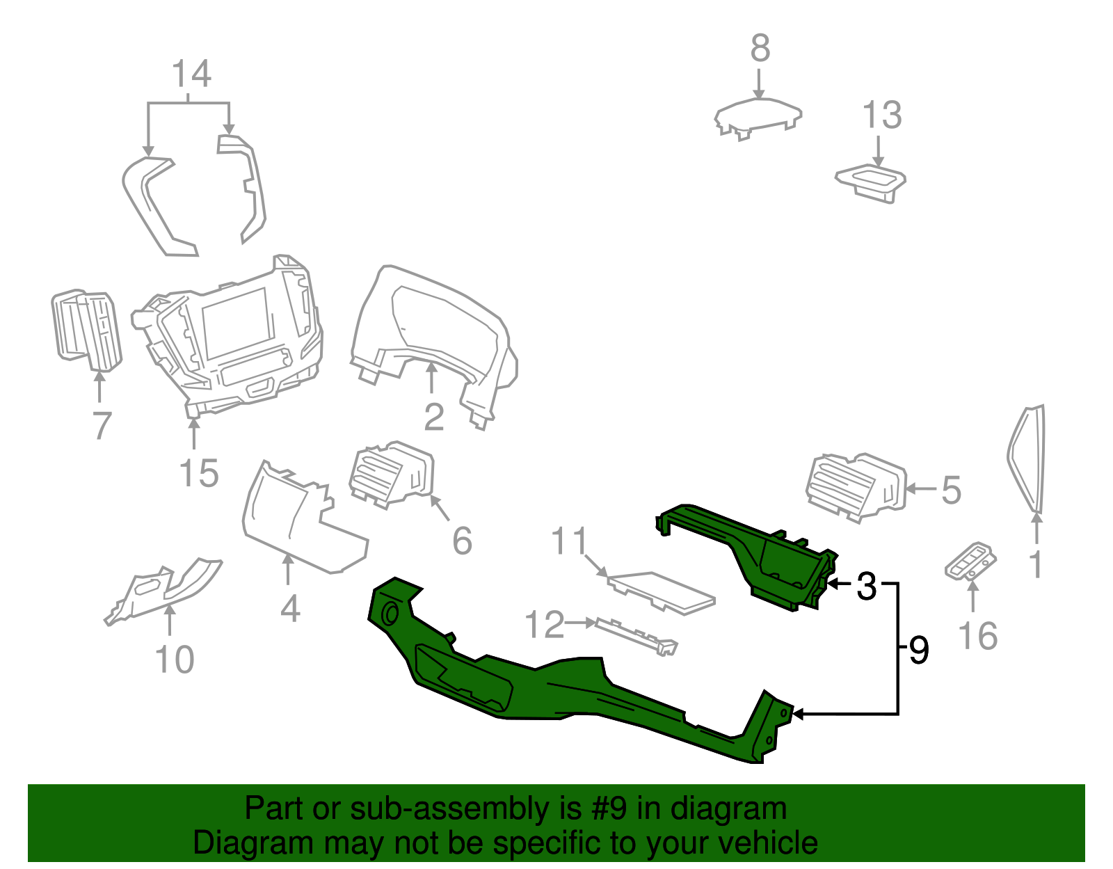 F Pad - GM (84398691)