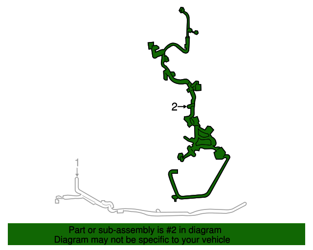 2007 Ford Mustang Engine Harness 7R3Z12A581BA