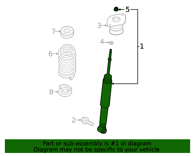 20202022 Nissan Sentra Shock Absorber E62106LB4A