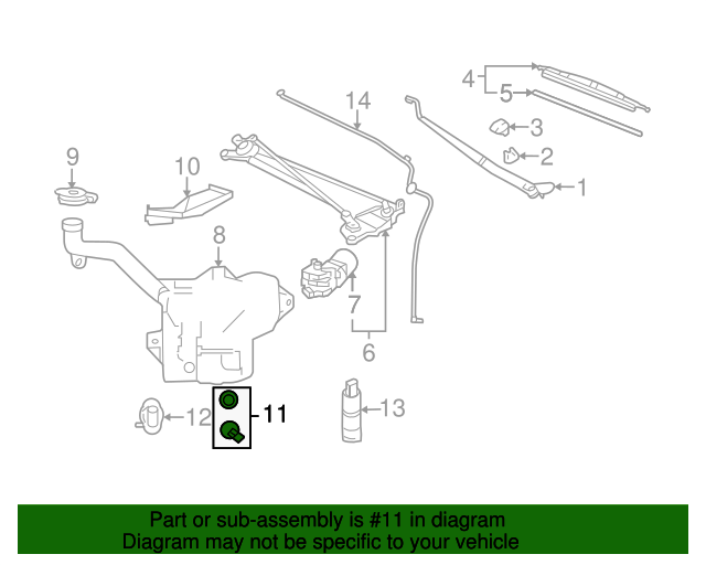 20042013 GM Fluid Level Sensor 19120357