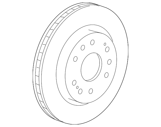 GM OEM Front Brake-Disc Rotor 22950036