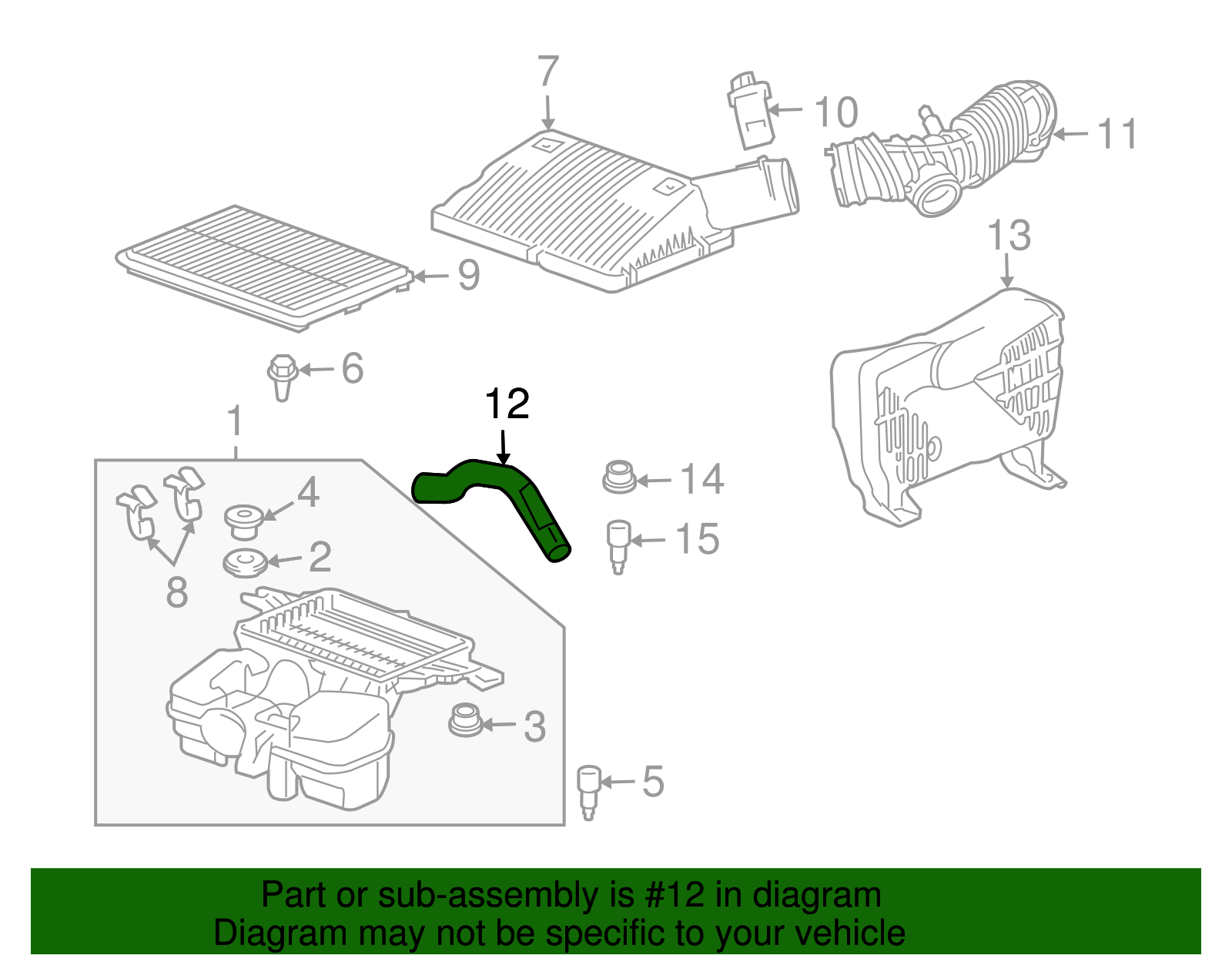 Hose-PCV - GM (12592092)