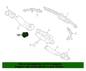 Genuine Mazda MX-5 Miata A/C Air Vent Louver Trim Black N247-64-730-02 2016-2022