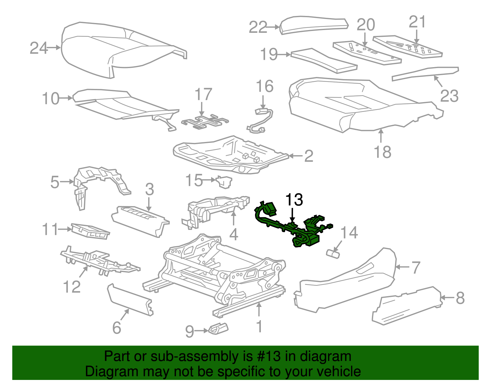 F Harness - Cadillac (84107637)