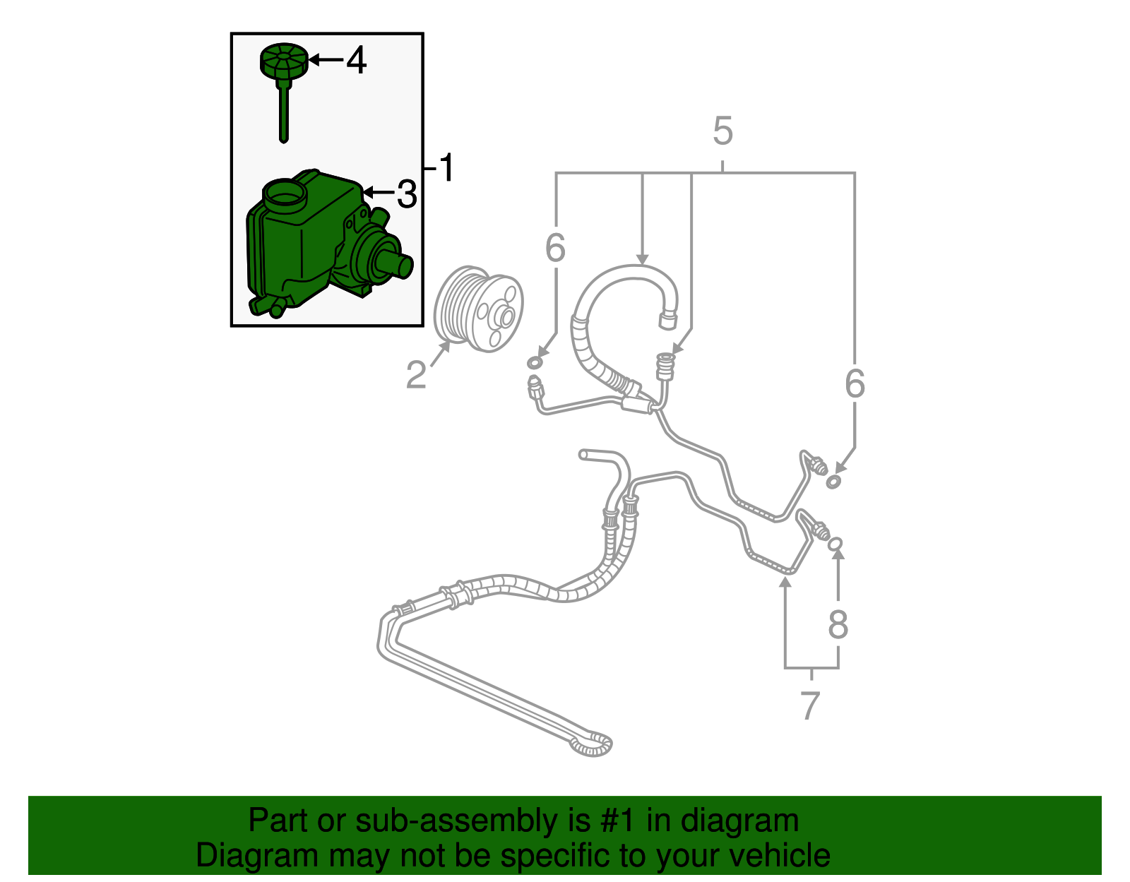 Power Steering Pump - GM (19369083)