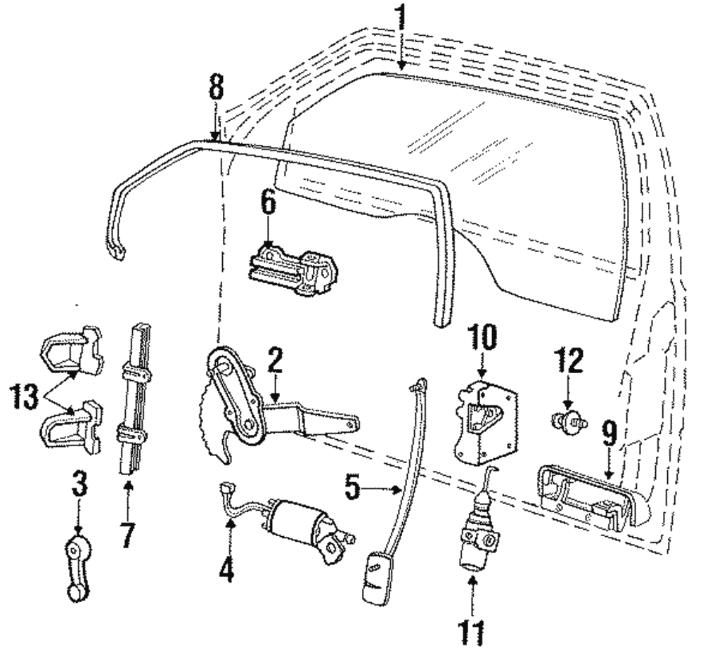 Lower Channel Retainer - Ford (E83Z-5421572-A)