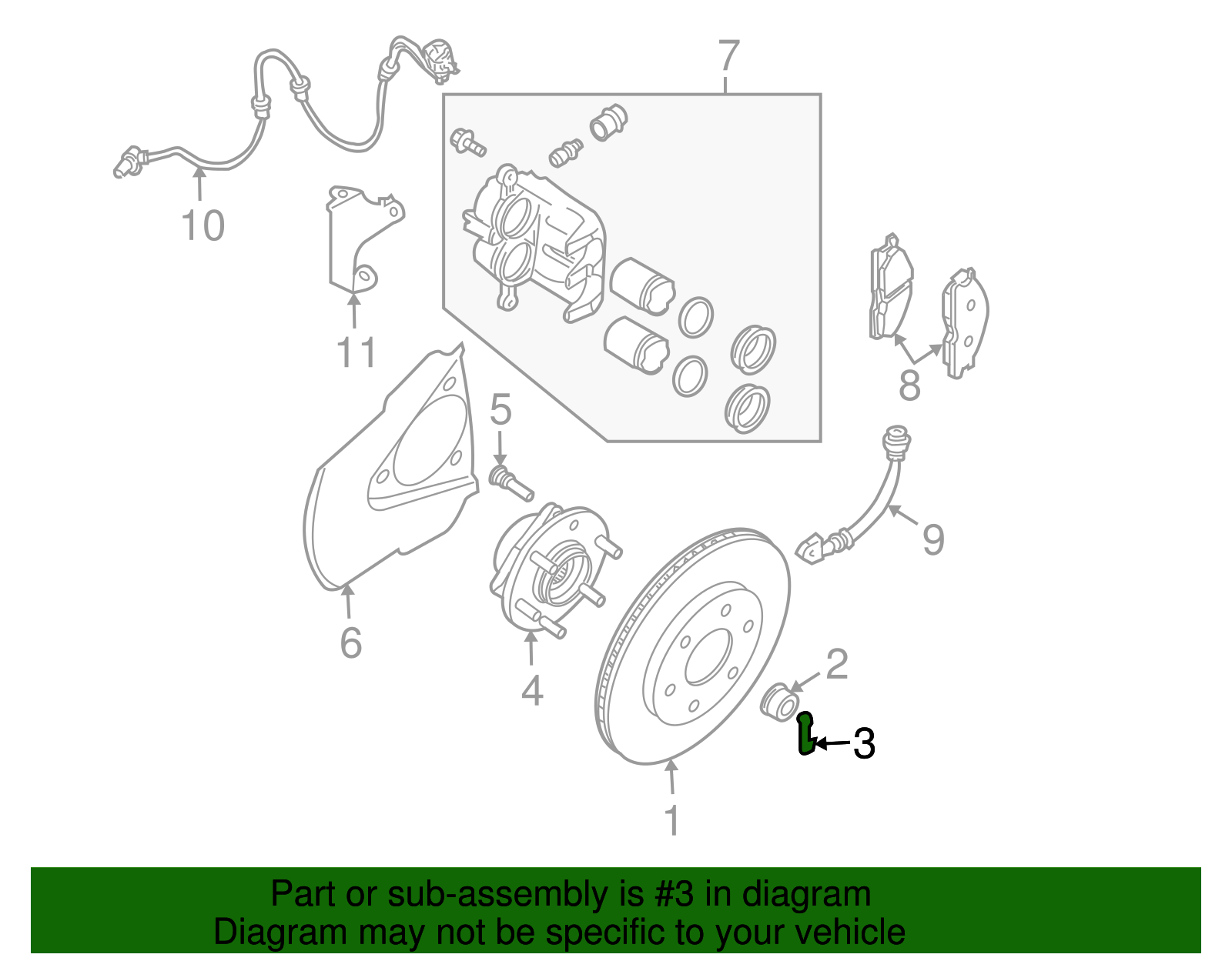 Genuine Nissan Axle Nut Cotter Pin 40073-0L700 - OEM Right Side Replacement Part