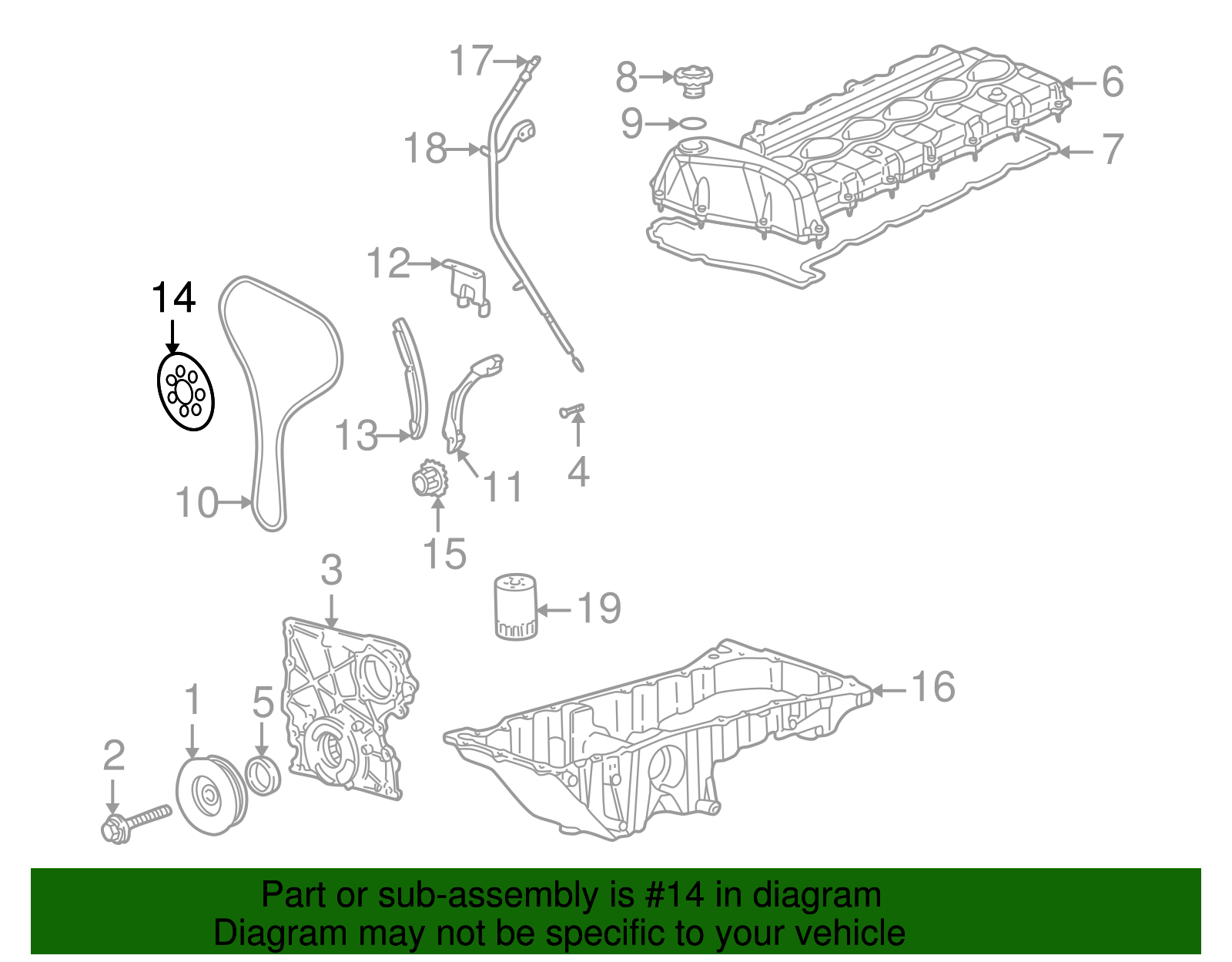 Camshaft Position Actuator - GM (12575415)