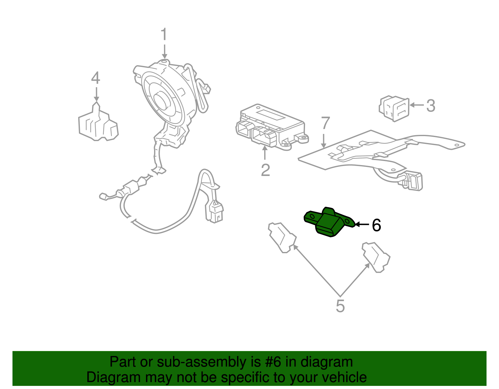 Airbag Sensor - GM (22886641)