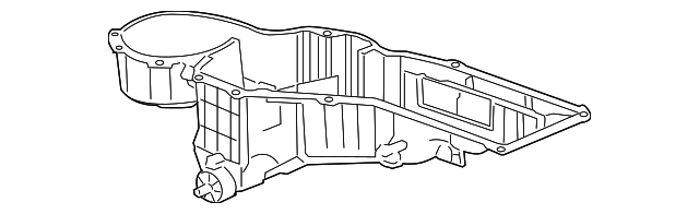 Heater, Air Conditioning Evaporator, and Blower Lower Case - GM (20883395)