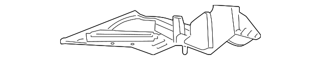 HVAC Heater, Air Conditioning Evaporator, and Blower Module Heat Shield - GM (89018302)
