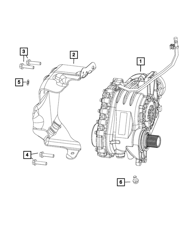 20112019 Dodge Journey Power Transfer Unit 68045780AD Mopar eStore