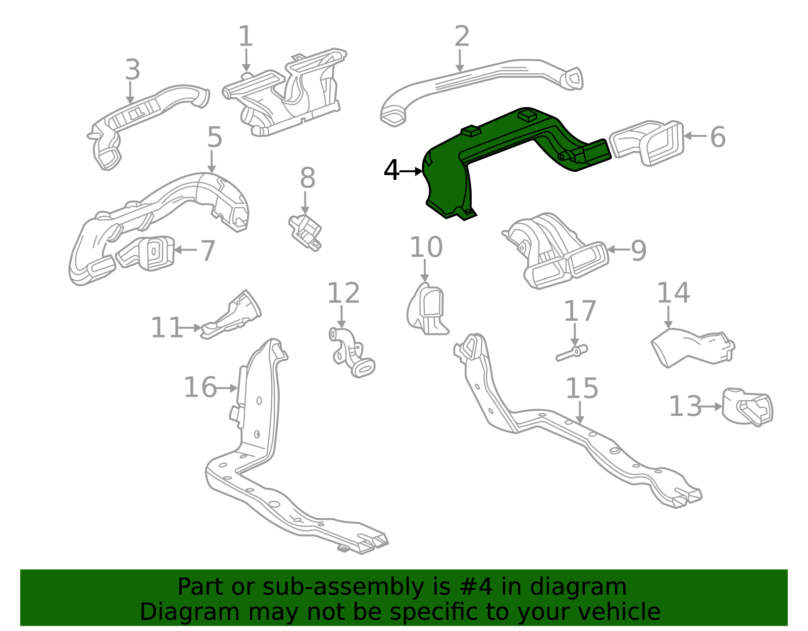 F (S)Duct - Cadillac (84137760)