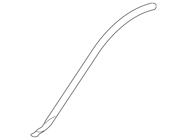 thumbnail image 2 of Genuine Toyota/Lexus Windshield Moulding Outside LH (Left Side) - 75534-60072 2 of 6