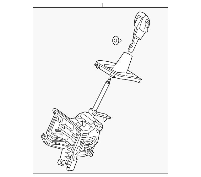 EJ5Z7210MF Gear Shift Assembly 20152016 Ford Escape Ford OEM