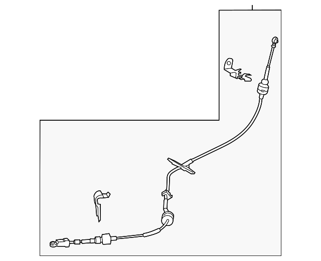 20132016 Ford Escape OEM Shift Control Cable DJ5Z7E395E Ford Parts