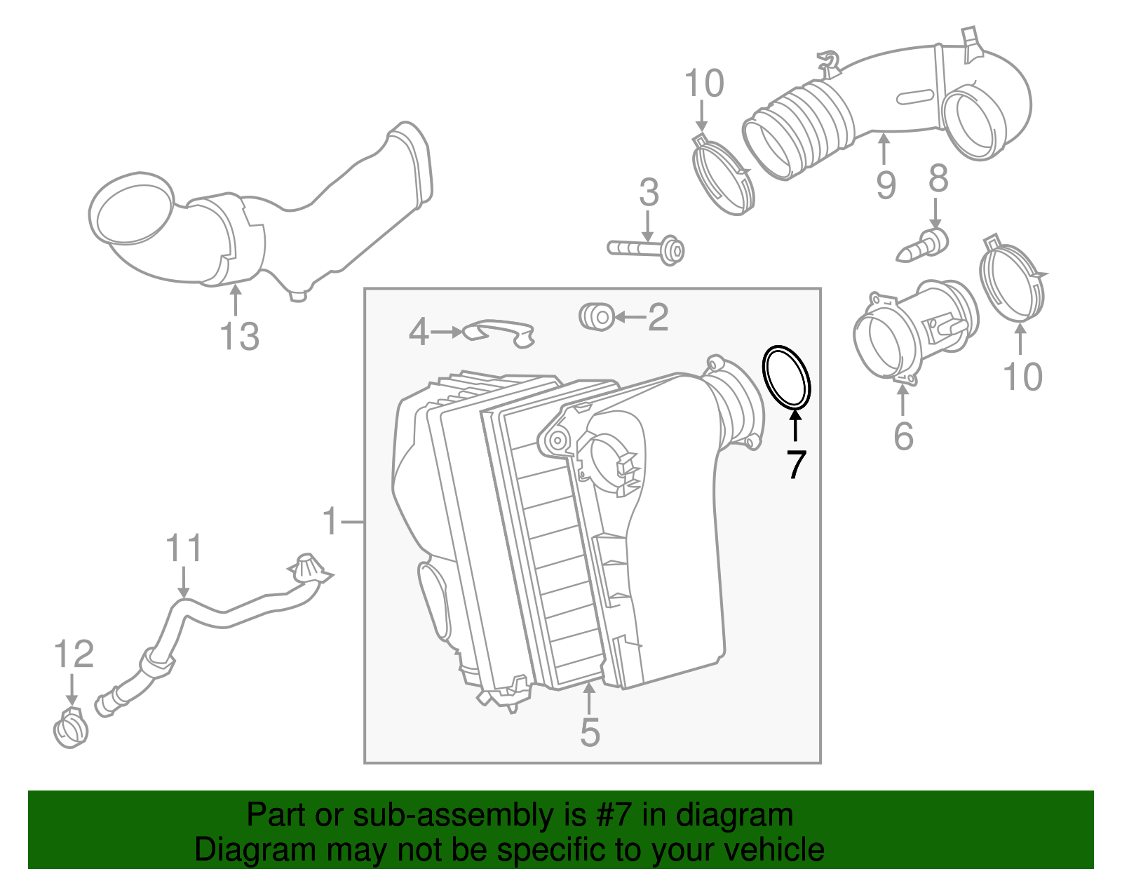 Air Mass Sensor Gasket - Volkswagen (N-909-219-01)