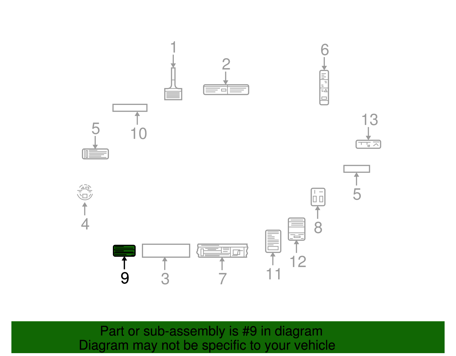 Mercury Disposal Information Label - GM (20887392)