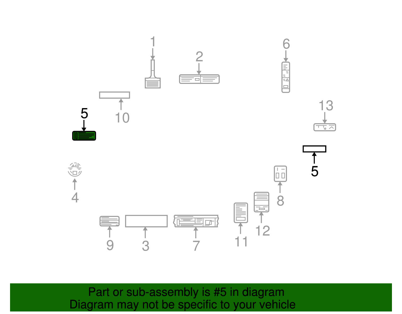 Jack Usage Information and Warning Label - GM (10374200)